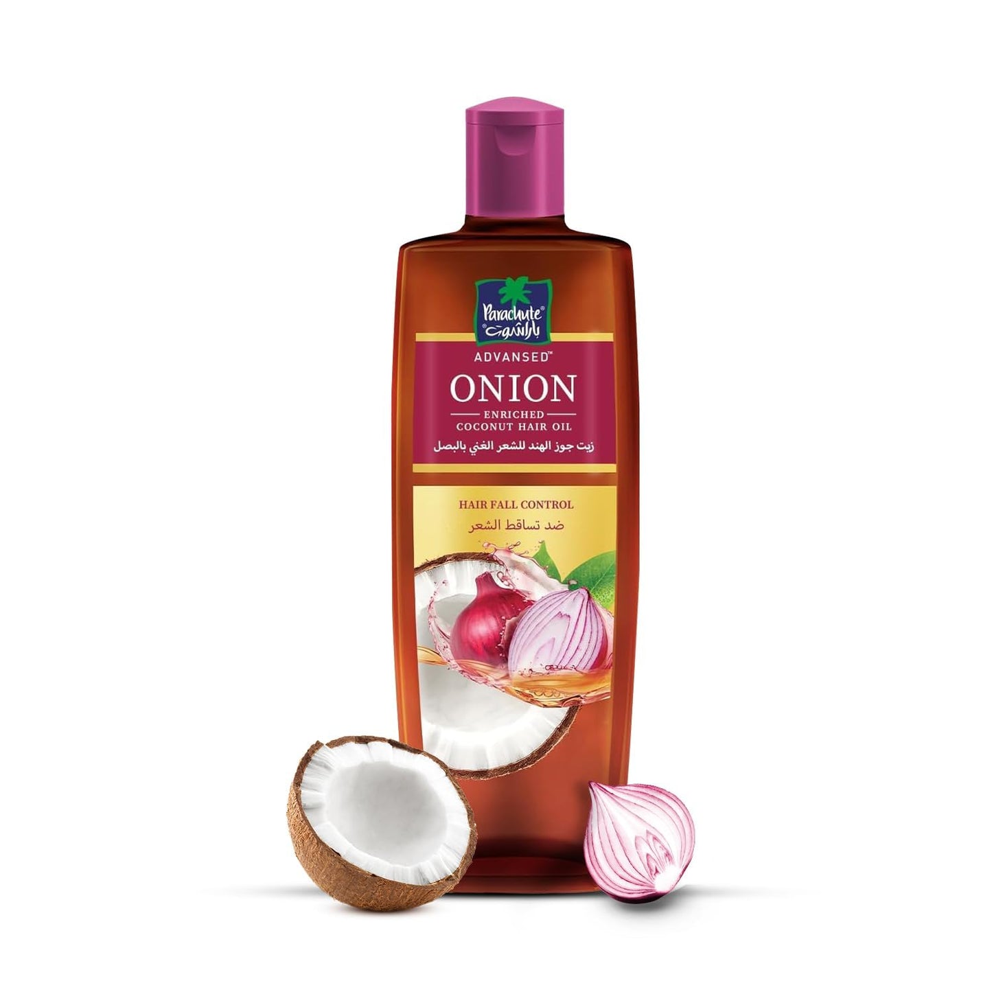 Parachute Advansed Onion Oil For Hair Growth, Blend Of Onion & Coconut Oil, Controls Hairfall & Promotes Hair Growth | 10.14 Floz