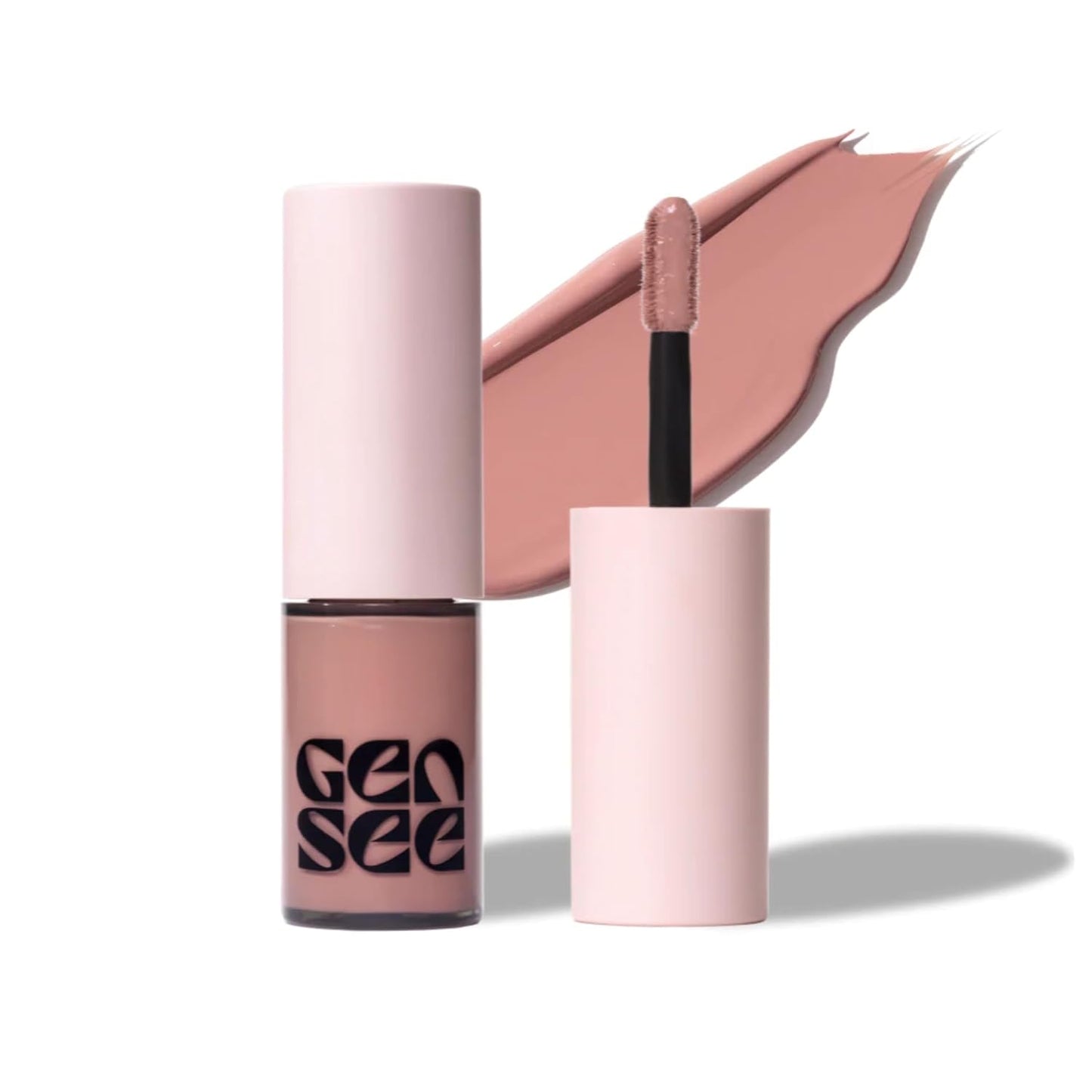 GEN SEE Mixed Media Matte Liquid Eyeshadow - High Pigment, Weightless Long-Lasting Formula | Linen Color, Vegan & Cruelty-Free