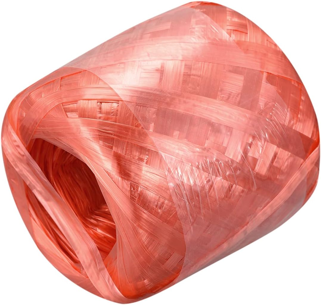 Polyester Nylon Twine Rope - 250m Length for Packing, Gardening & Crafts | Red, Pack of 1