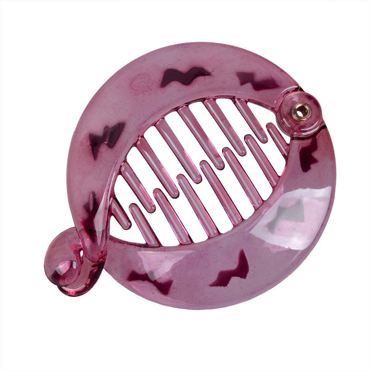 4 Pcs Round Banana Clips Resin Fish Shape Hair Clip Fishtail Clip Comb Grips Hairpins Ponytail Holder Women Hairstyle Hair Accessories