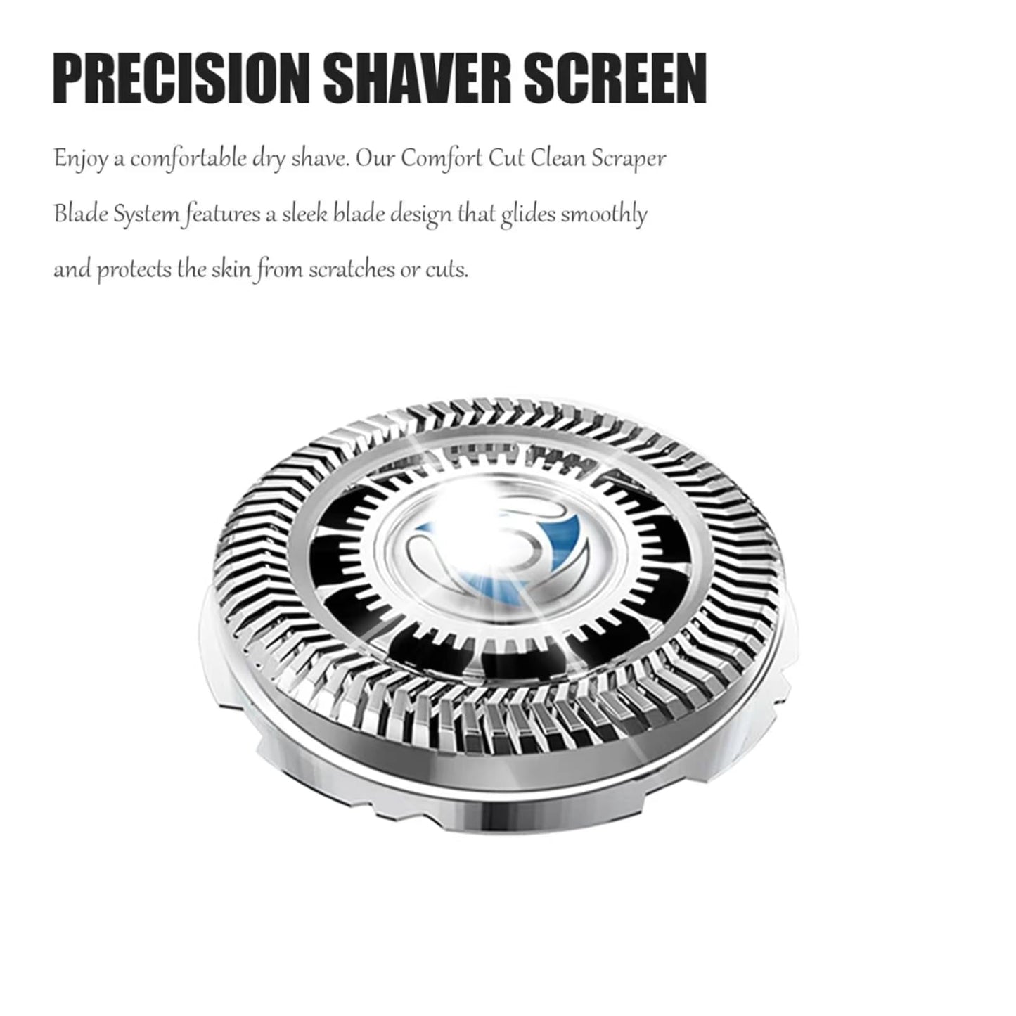 SH70 Replacement Heads Compatible with Philips Norelco Series 7000(S7xxx) Electric Razor Blades, New Upgraded for norelco 7000 replacement heads, OEM MultiPrecision Upgrade Blades, 6- Pack (sh70-6)