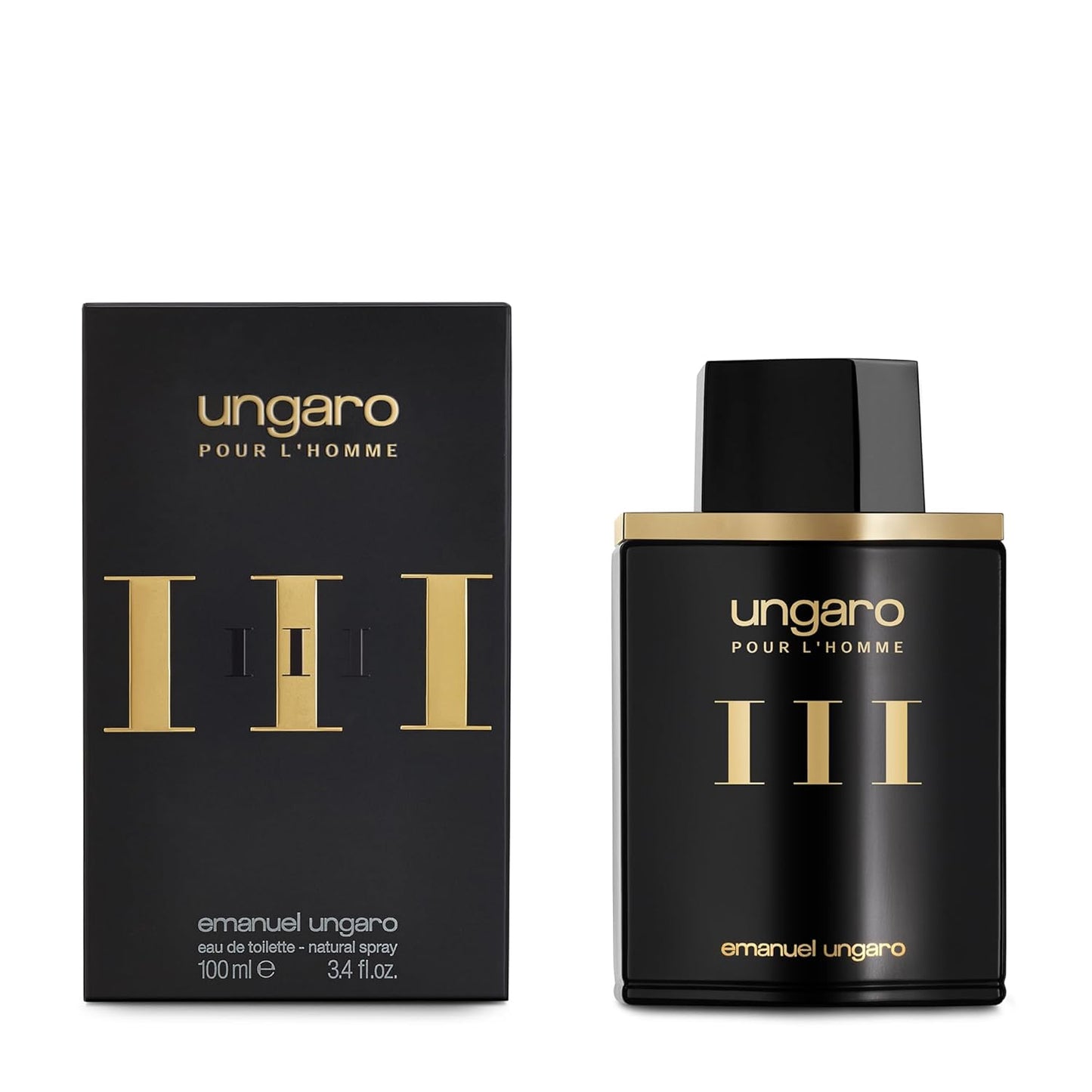 Emanuel Ungaro Pour L'Homme III Cologne Spray for Men - 3.4 Fl Oz | Elegant Fragrance