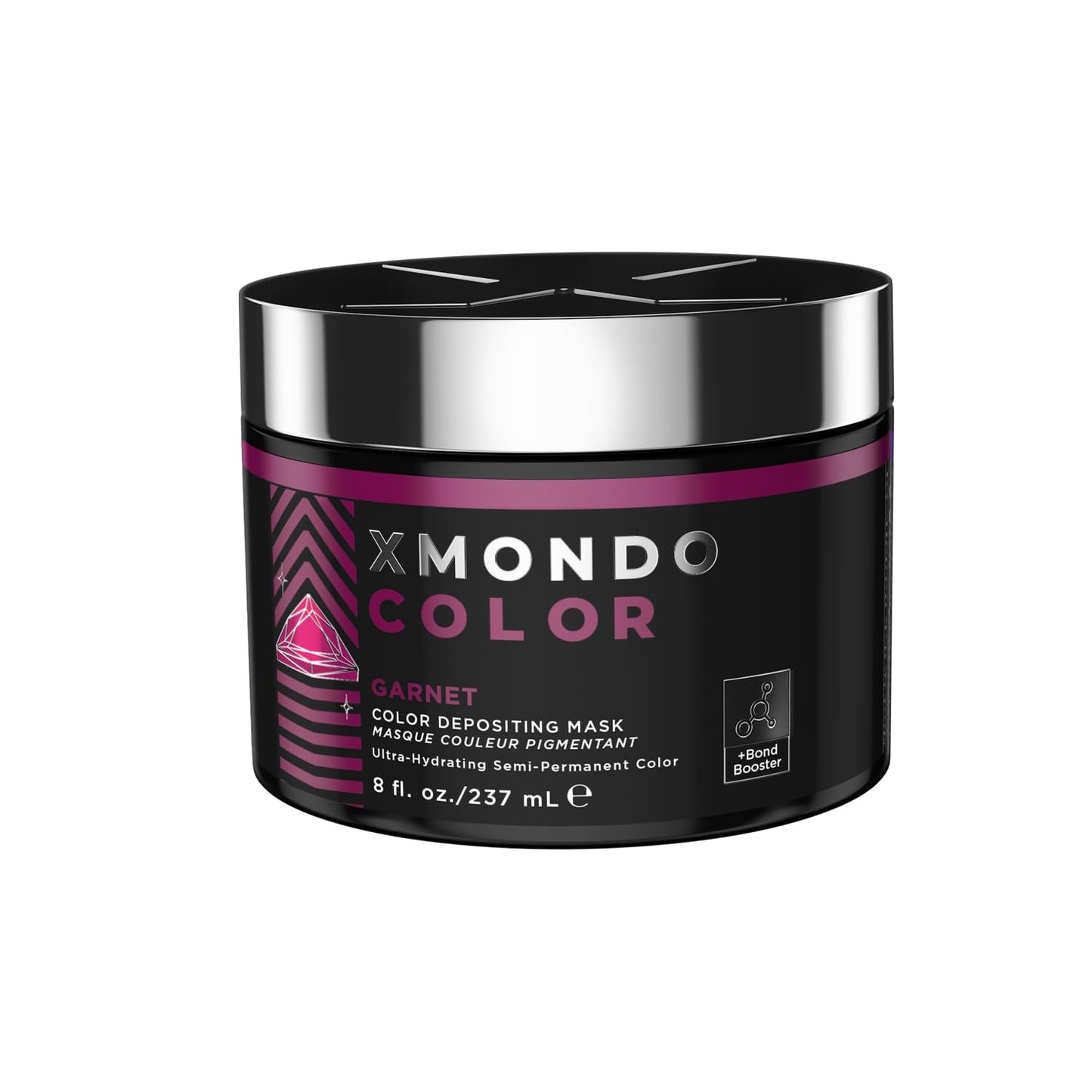 XMONDO Color Super Purple Hair Mask - Nourishing Semi-Permanent Dye with Bond Booster & Hyaluronic Acid | 8 Fl Oz