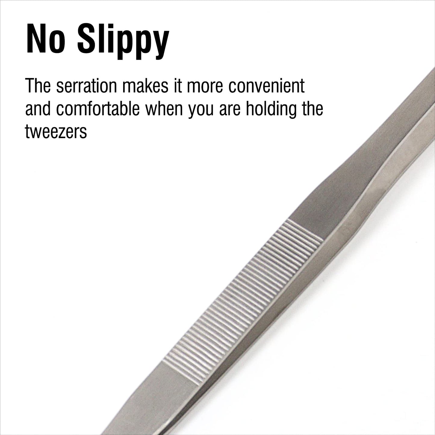 Dxobay 18.9 inch Heavy Duty Extra Long Tweezers for Salt & Fresh Water Fish Tank, Curved SUS 304 Stainless Steel Aquascape Tweezers for Aquarium & Terrarium, Large Metal Snake Feeding Tongs