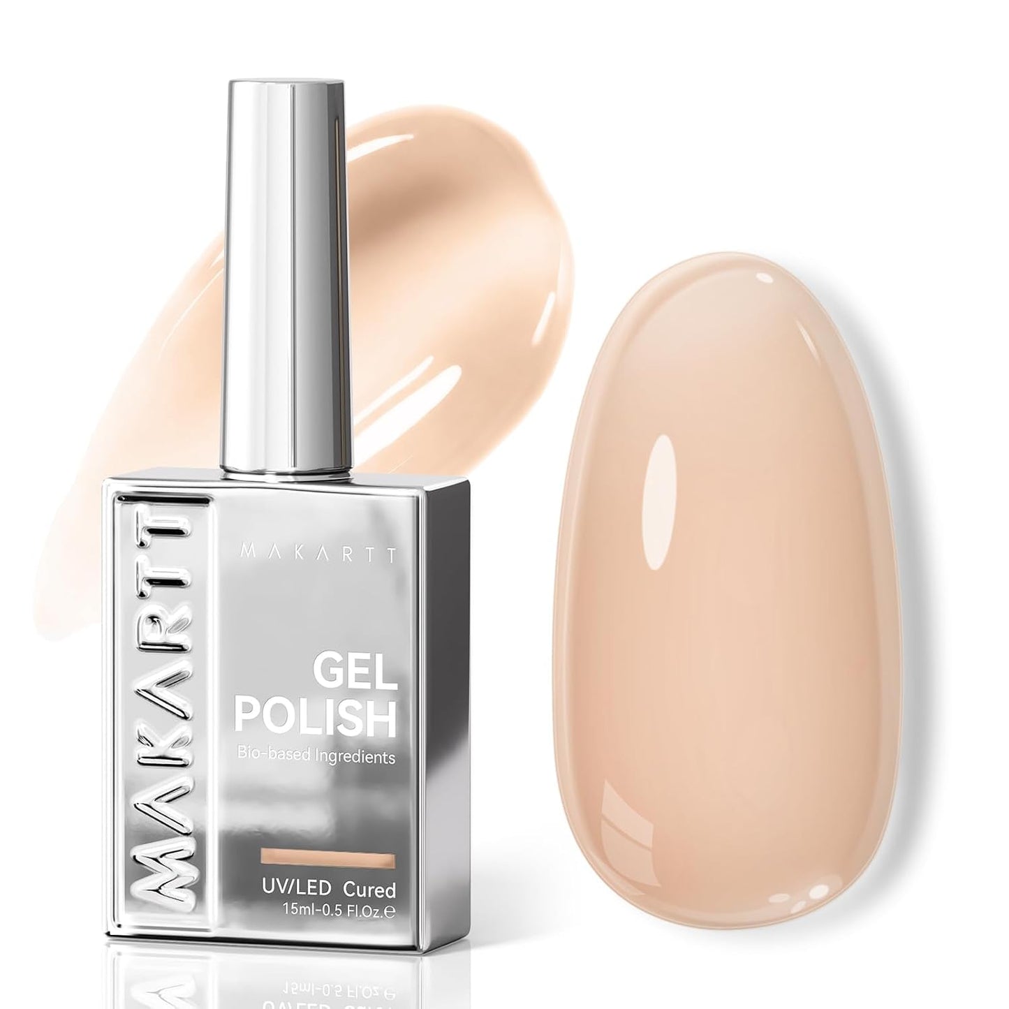 Lilac Purple Gel Nail Polish - Hema-Free 15ML High Gloss Soak Off UV Nail Art | Perfect for DIY Home Manicure