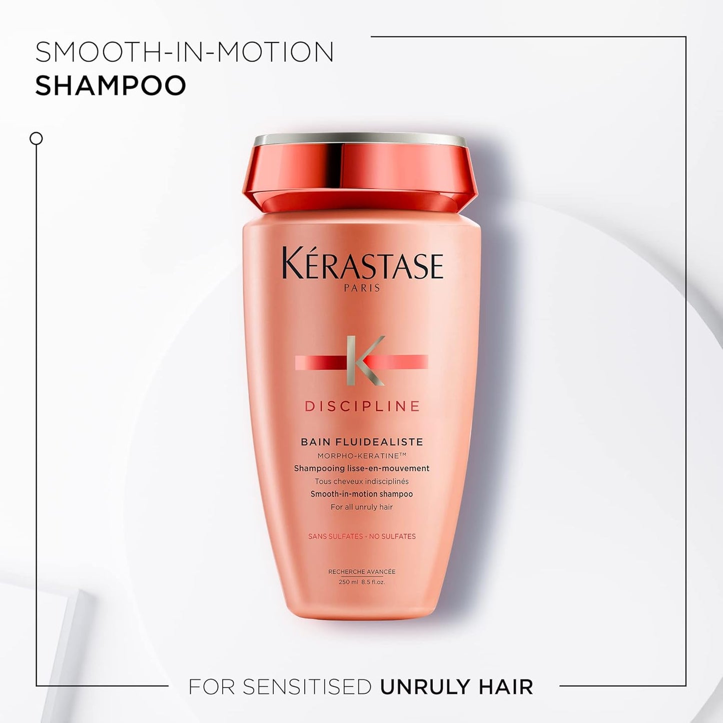 Kerastase Discipline Anti-Frizz Shampoo & Conditioner Set - Smooths All Hair Types with Morpho-Keratine | 2-Pack