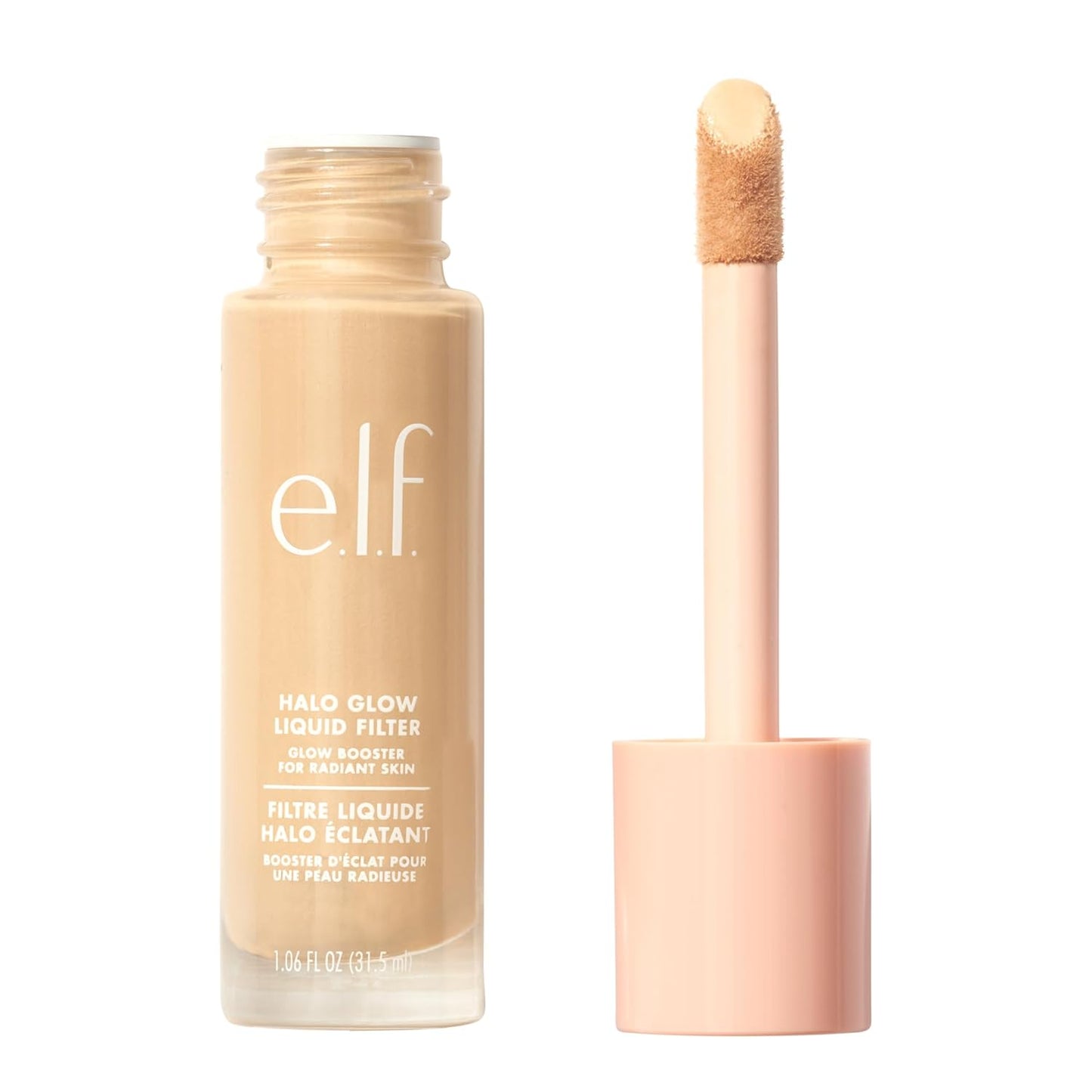 e.l.f. Halo Glow Liquid Filter - Complexion Booster with Hyaluronic Acid for Soft-Focus Glow | 00 Fair Shade