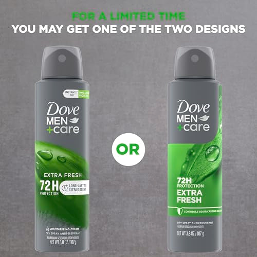 Dove Men+Care Extra Fresh Antiperspirant Dry Spray - 72H Protection