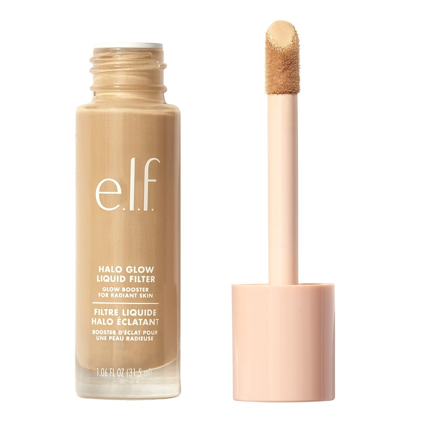 e.l.f. Halo Glow Liquid Filter - Complexion Booster with Hyaluronic Acid for Soft-Focus Glow | 00 Fair Shade