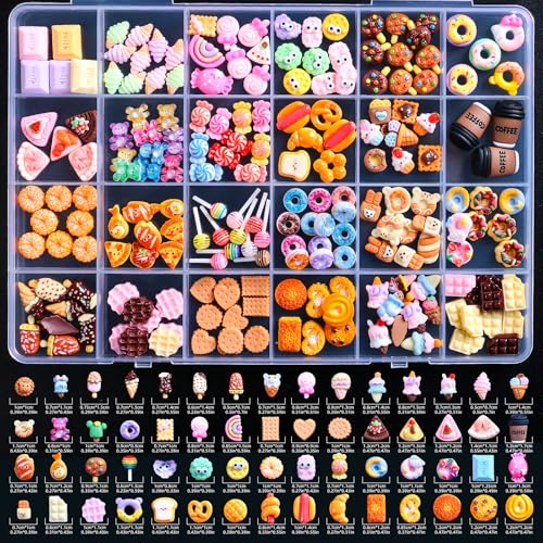 3D Kawaii Candy Nail Charms Cartoon Art Design DIY Crafts Accessories
