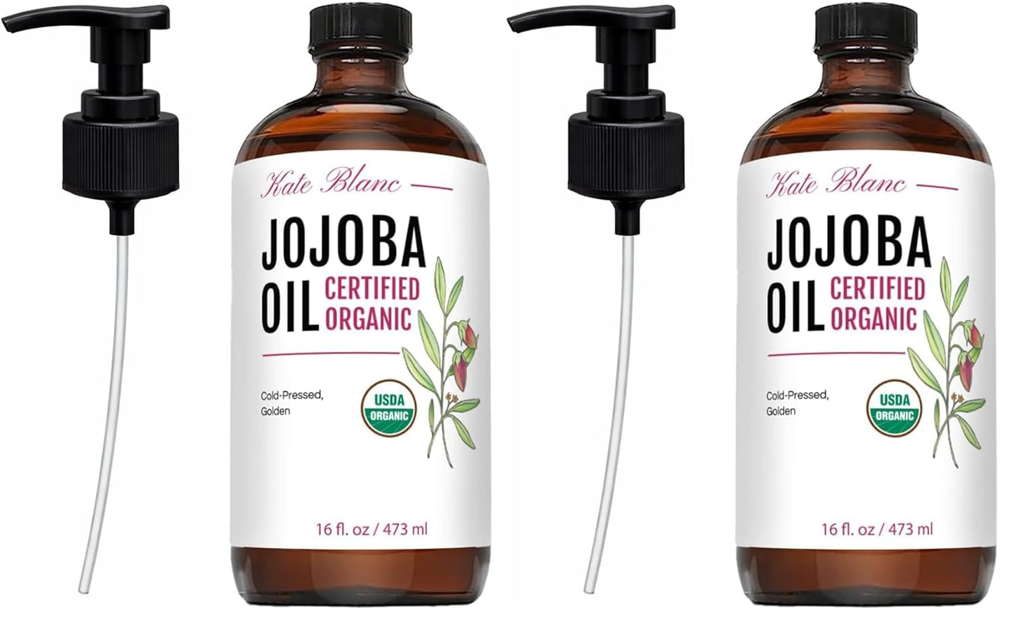 Jojoba Oil for Hair, Face & Skin - Organic & 100% Pure | 16oz Gua Sha Massage Oil