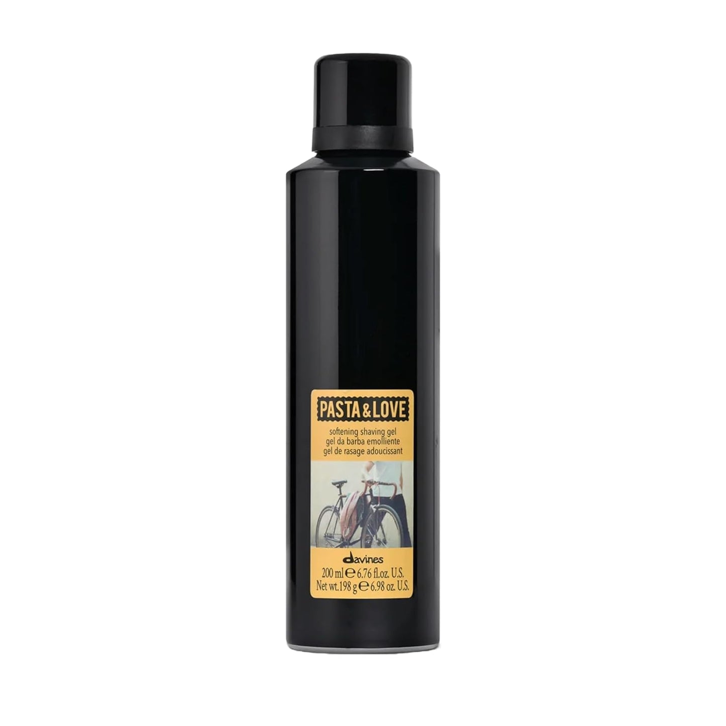 Davines Softening Shaving Gel - Rich Lather for Close, Comfortable Shave | Protects Skin from Razor Burn, 6.76 Fl Oz