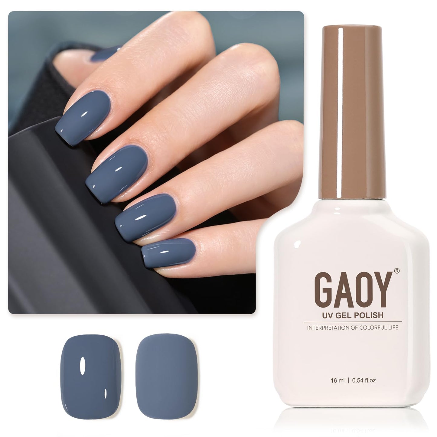 Sheer Light Pink Gel Nail Polish - 16ml UV Cure Jelly Milky White Peach for DIY Manicure & Pedicure