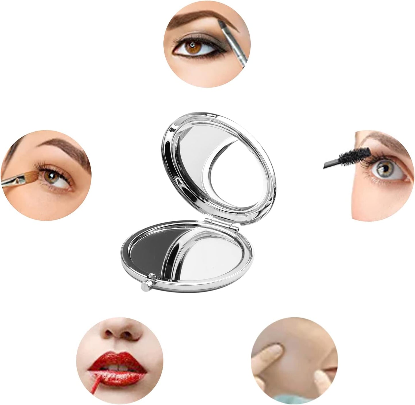 Compact Makeup Mirror for TV Show Lovers - Stylish Gift for Housewives | Portable & Chic Design