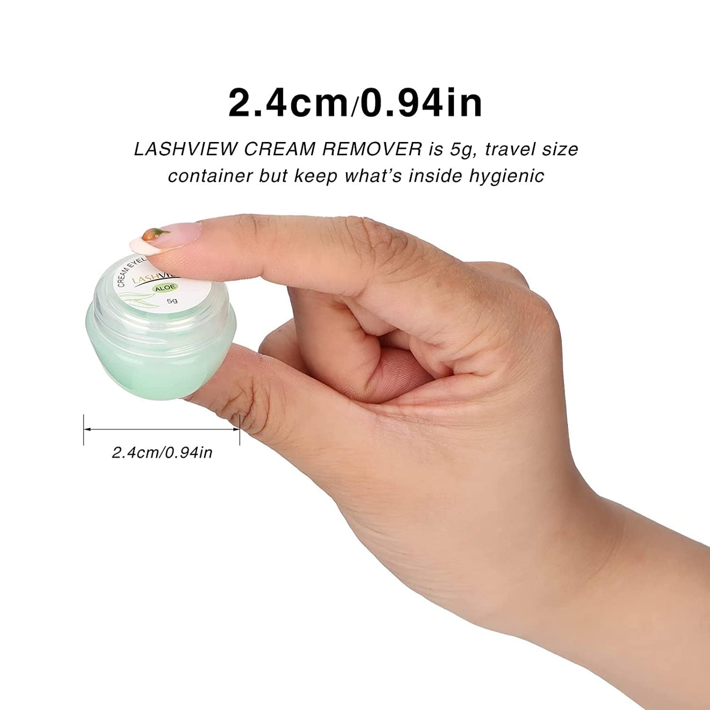 Eyelash Extension Remover Gel - Aloe Flavor | Professional Adhesive Remover for Salons, 5g