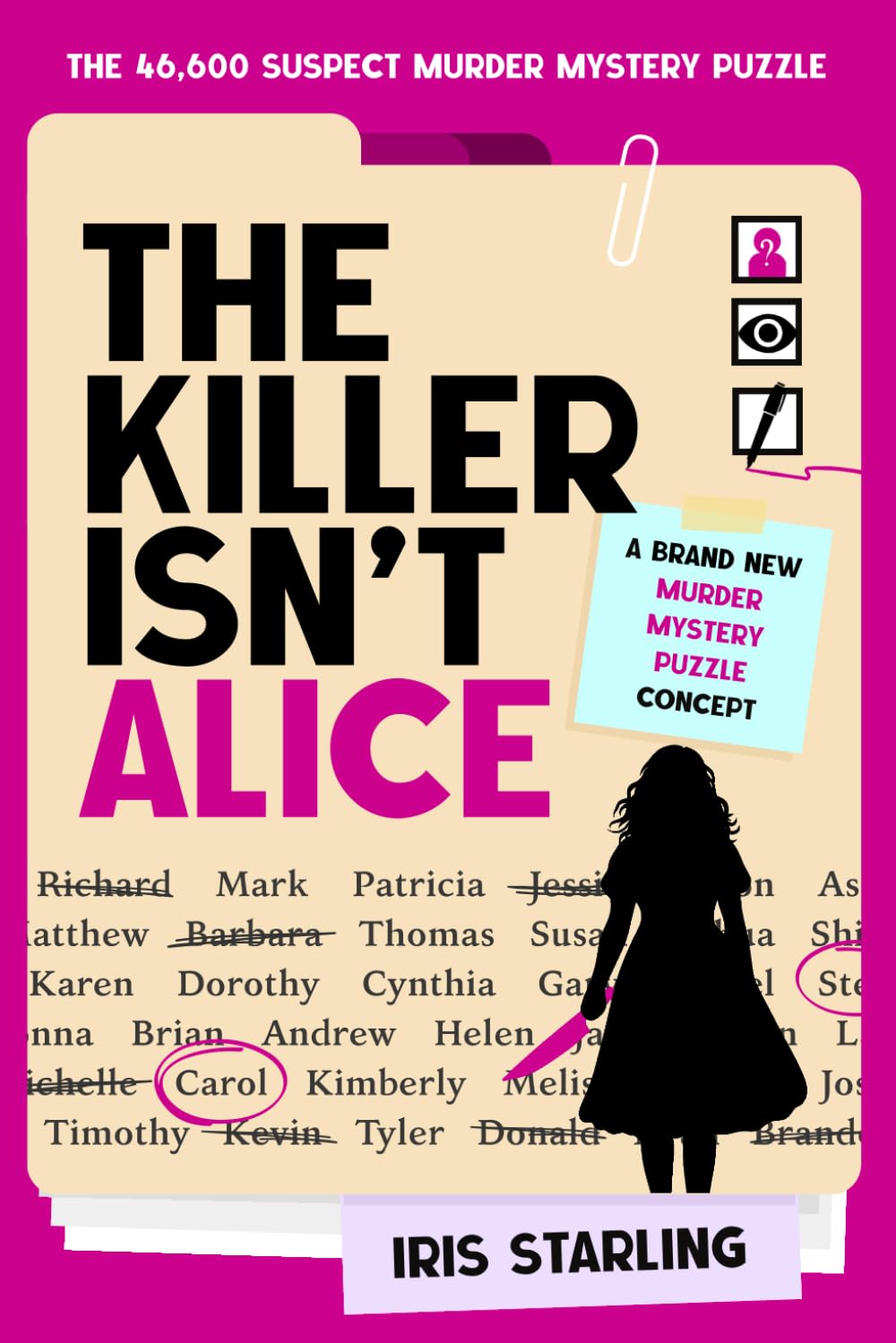 The Killer Isn't Alice Murder Mystery Puzzle - 46,600 Suspects for Engaging Fun