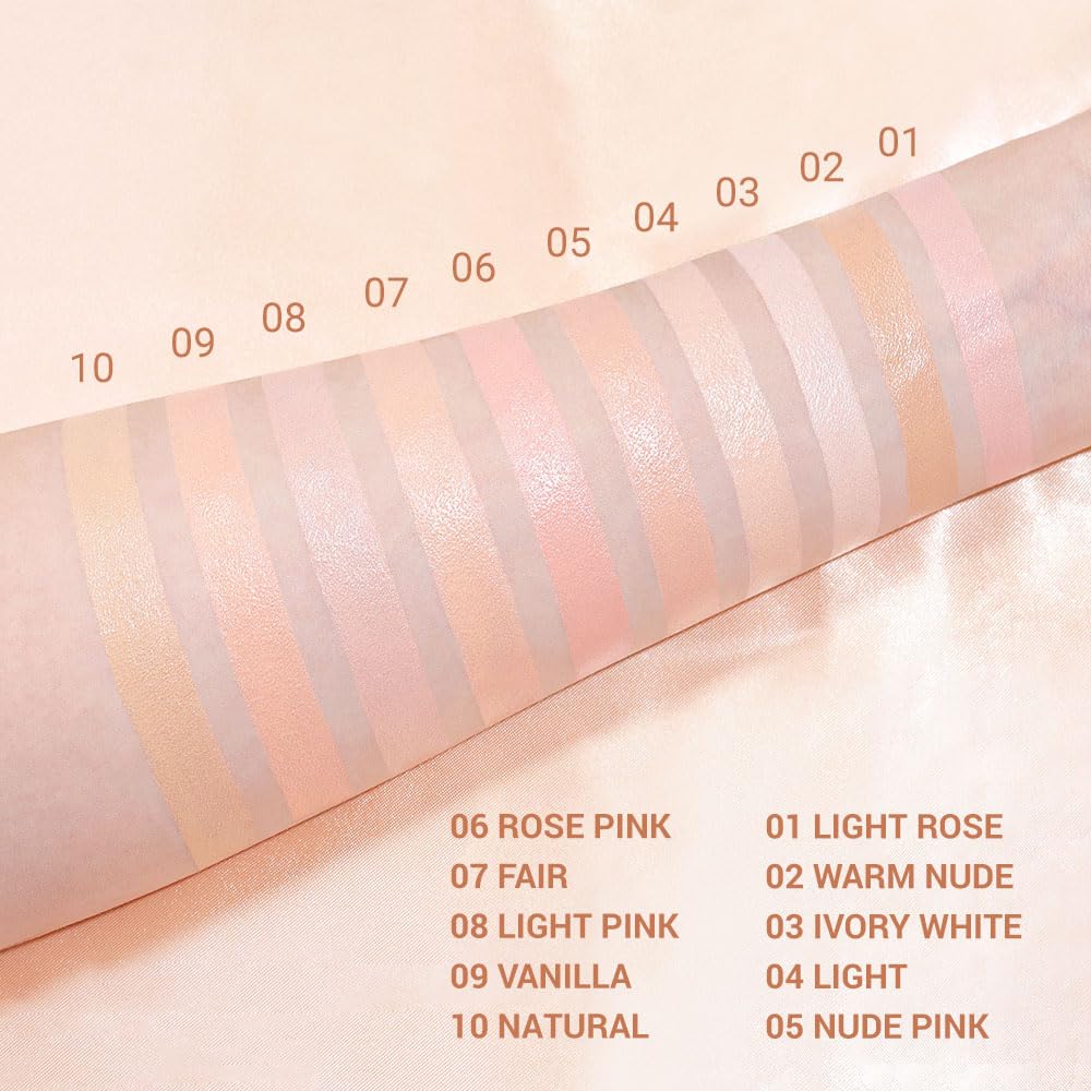 Under Eye Corrector Brightener - Full Coverage Peach Concealer for Dark Circles | Nourishing Waterproof Cream Pot
