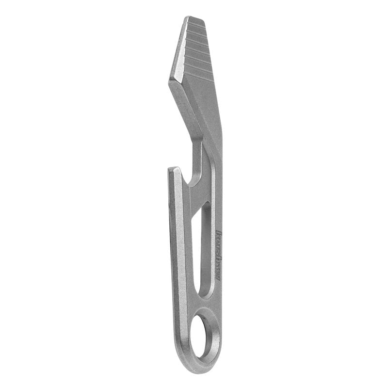 Kershaw Recap Multi-Tool, Stainless Steel, EDC Multi-Tool with Bottle Opener, Pry Bar, and Flathead Screwdriver Tip, Integrated Lanyard Hole, for Key Ring, Pocket or Purse Carry