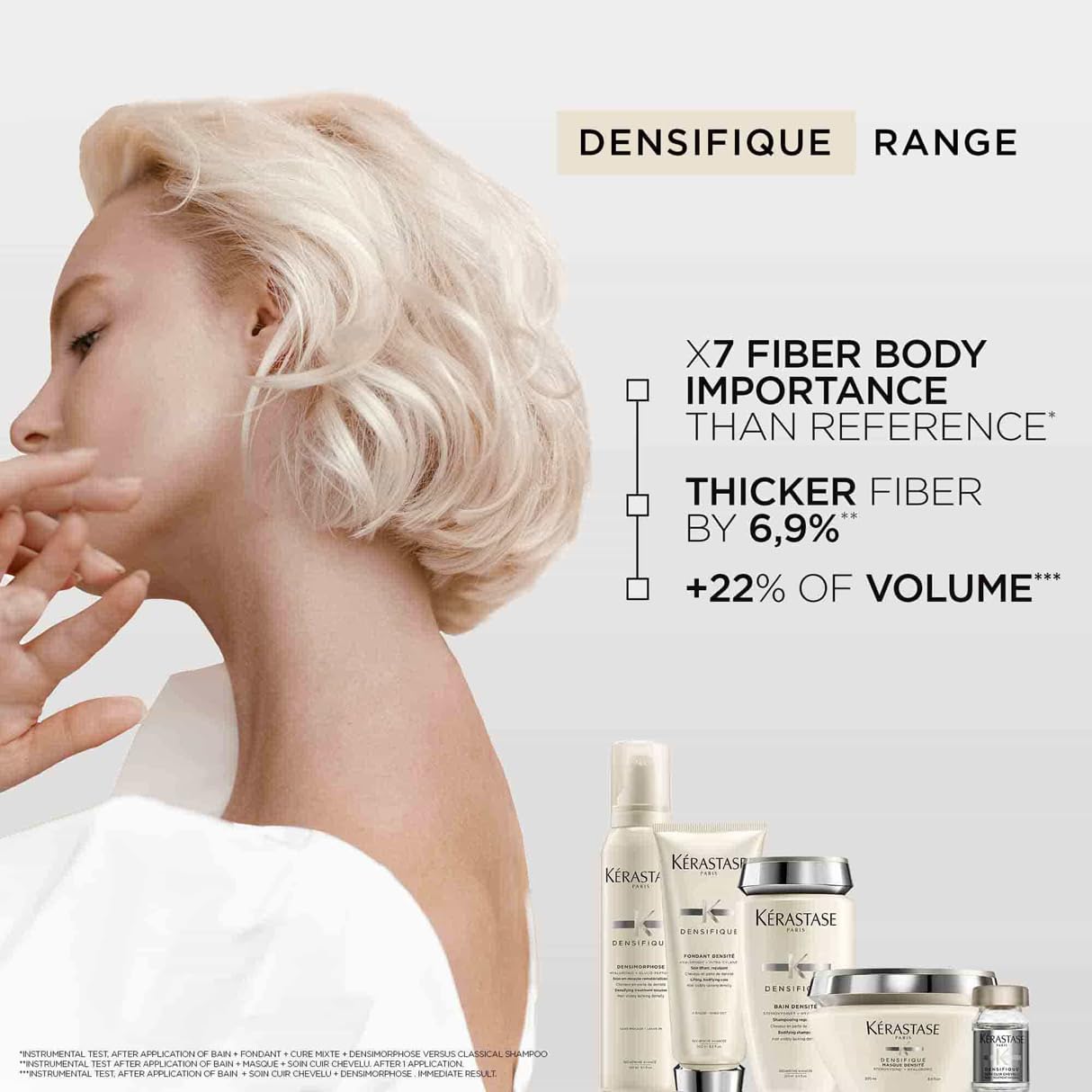 Kerastase Densifique Densité Shampoo - Thickening Shampoo for Fine & Thinning Hair | Adds Shine & Strength with Hyaluronic Acid