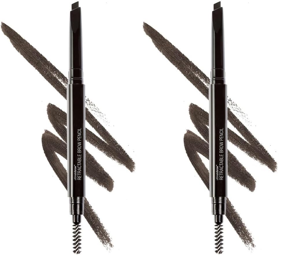 Ultimate Eyebrow Retractable Definer Pencil - Ash Brown | Dual-Sided Brush & Fine Tip for Perfect Brow Definition