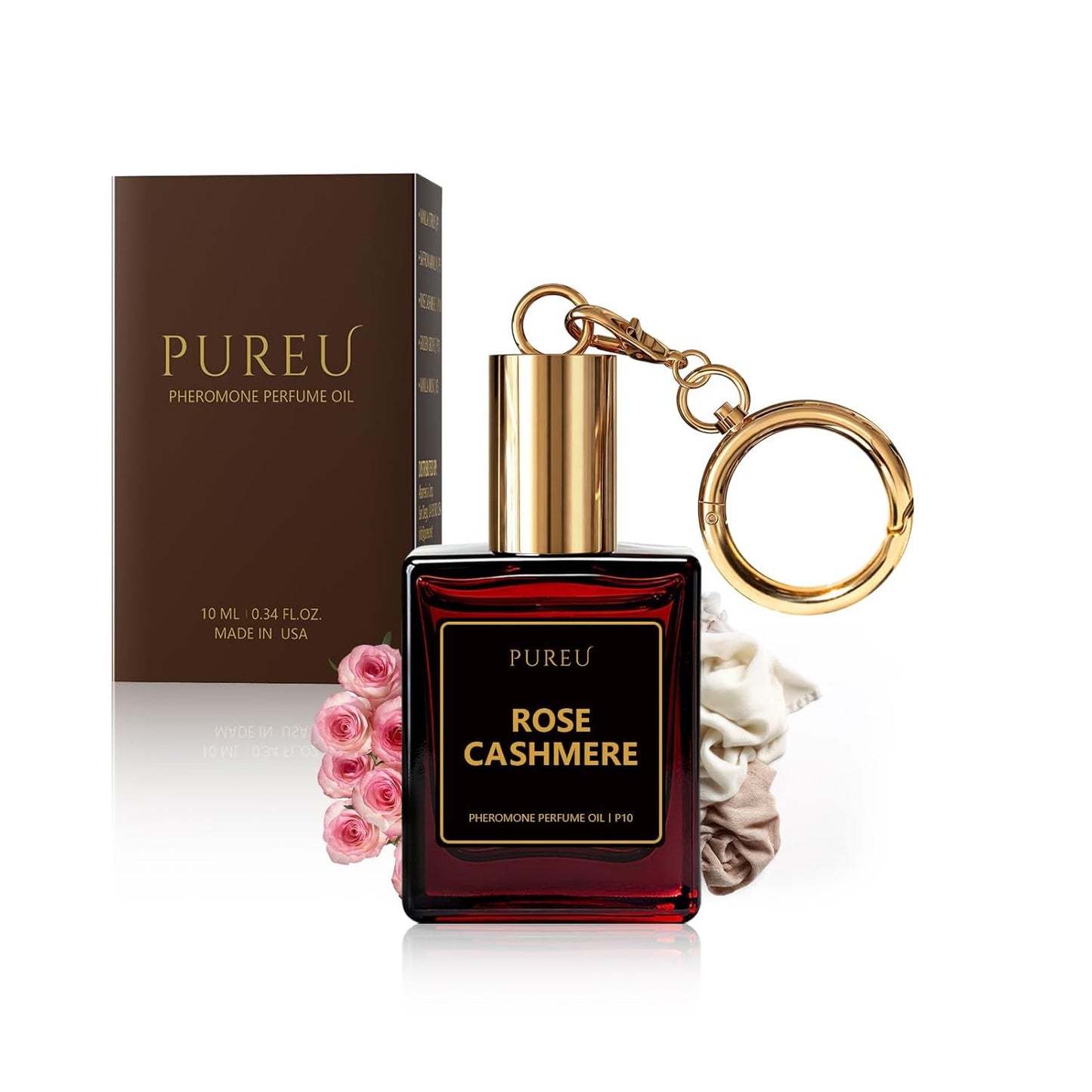 Vanilla Musk Roll-On Perfume for Women | Long-Lasting Essential Oil Fragrance, 0.34 Fl Oz (10ml)
