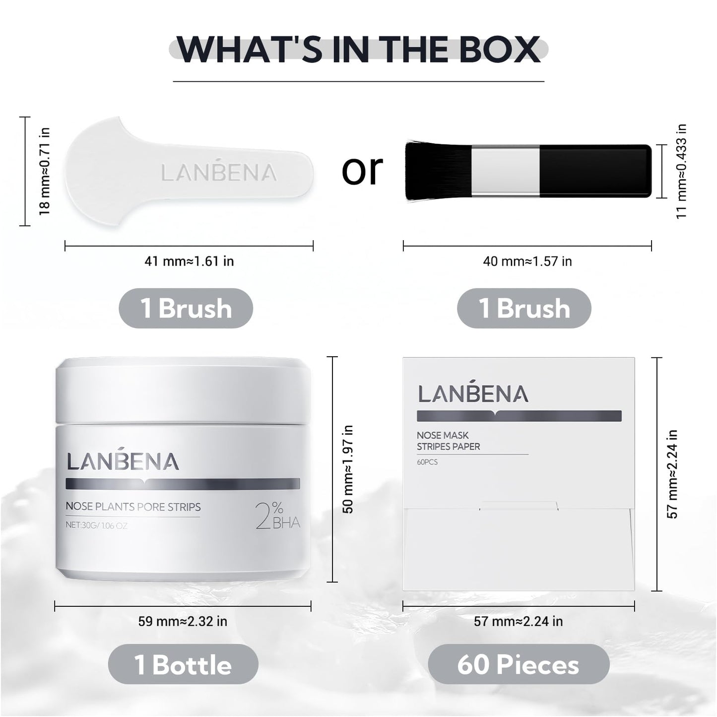 LANBENA Nose Plants Pore Strips and Pore Serum