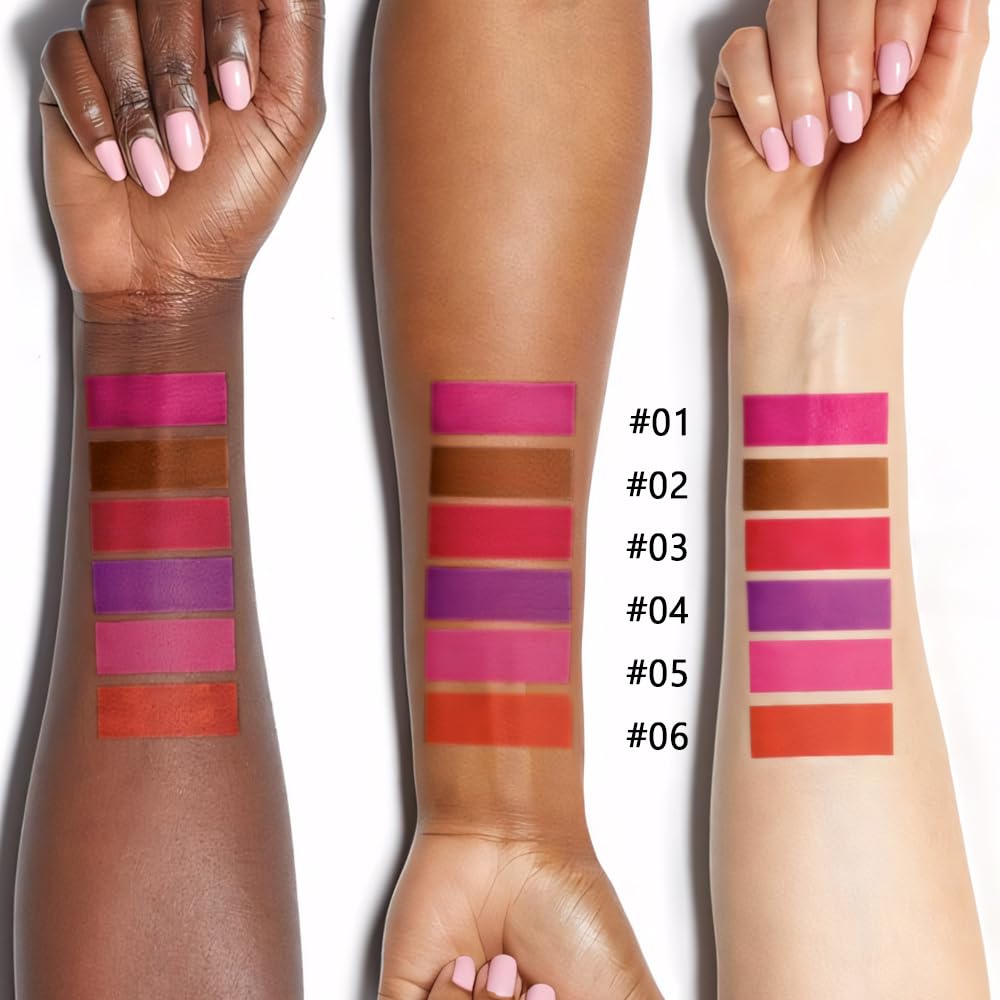 Warm Brown Dual-Tip Liquid Lip Liner Pen - Waterproof Matte Finish for Full Coverage & Precision Lining | Long-Lasting Makeup Tool