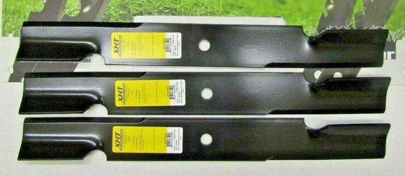 3 USA XHT Blades for 61" Deck AIR Lift Compatible with SCAG 482881 48111 481708 481712 482787