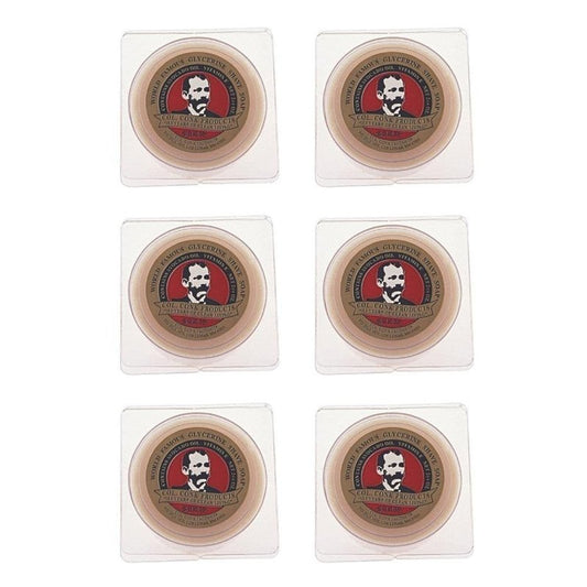 Col. Conk World's Famous Shaving Soap, Bay Rum 2.25 Oz (Pack of 6)