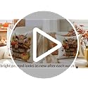 Highland Cow Fall Pillow Covers Set of 4 - 20x20 Inch Decorative Cases