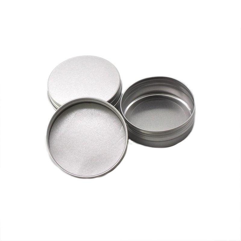 X-Haibei 2-Pack Aluminum Tin Cases for Lotion Bars, Soap, Shampoo, Conditioner, and DIY Balms – Travel-Friendly, Leak-Proof, and Durable – Perfect for Toiletries and On-The-Go Use