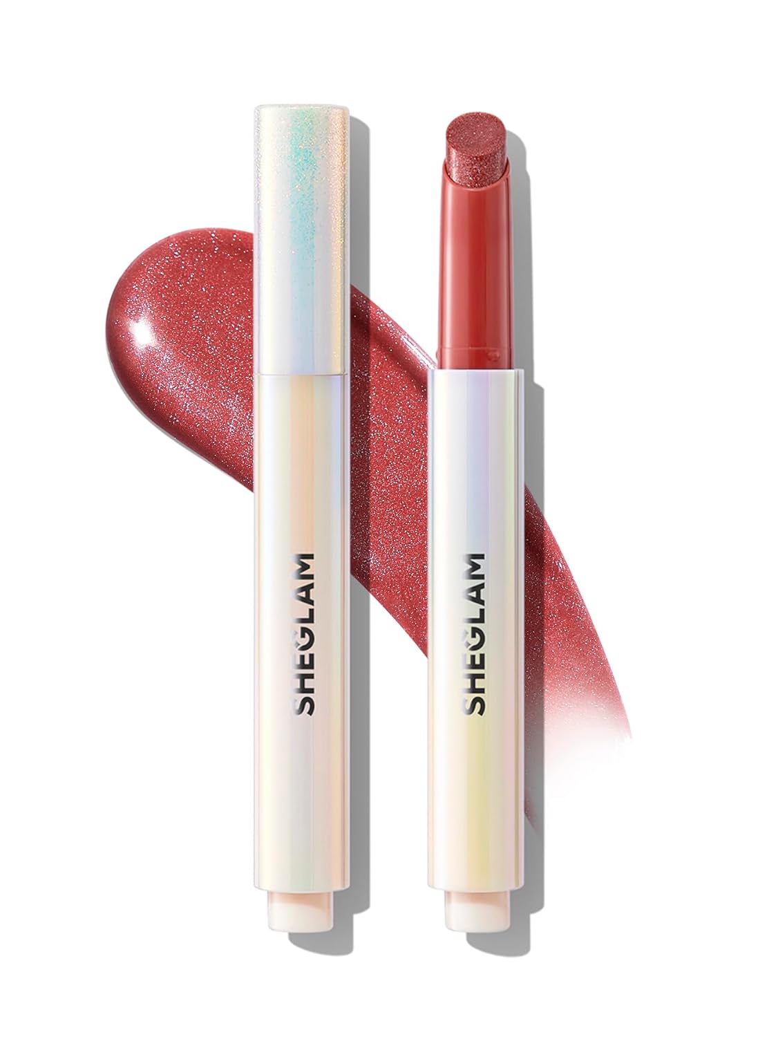 SHEGLAM Pout-Perfect Lip Gloss | Moisturizing Shimmer Lip Plumper - Sugar Crystal