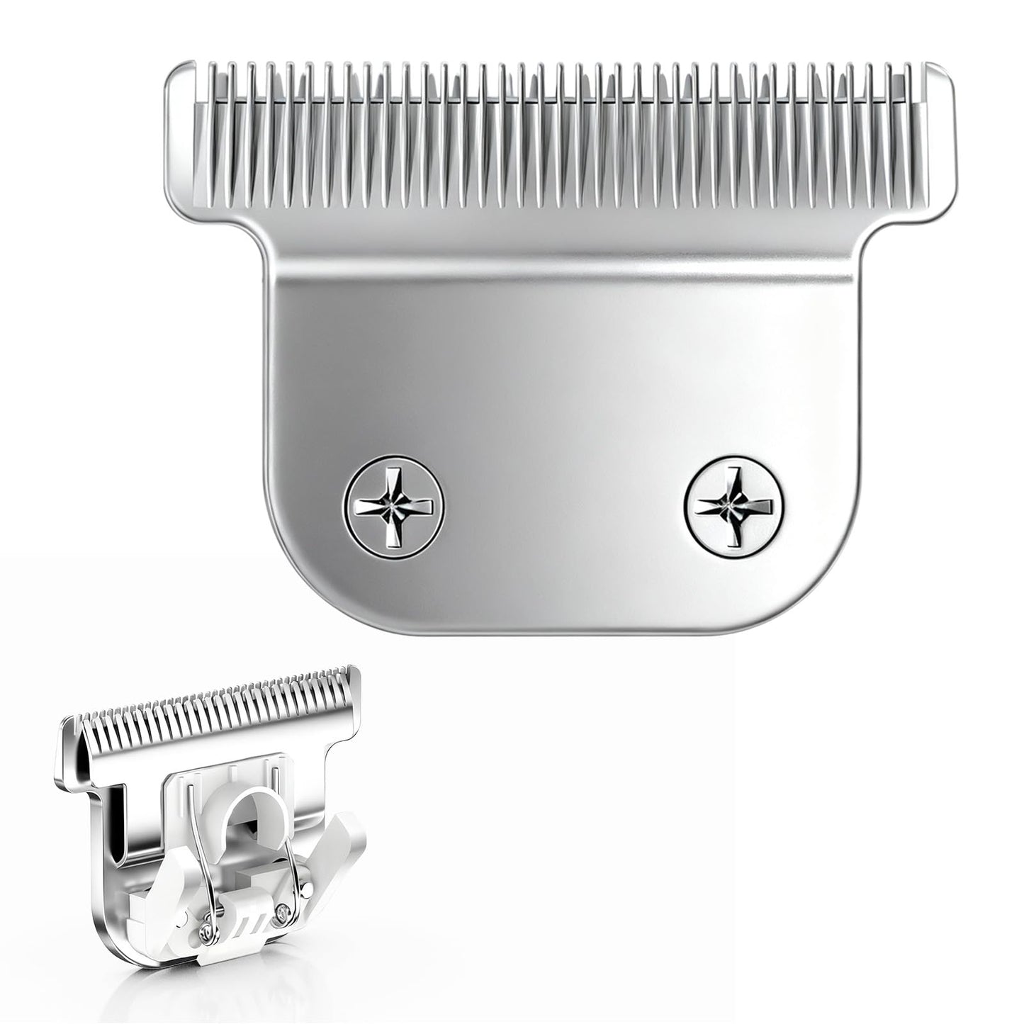 T-Blade Detachable Replacement Blades Compatible with Wahl Trimmers 9864/9864SS/9686/9818A/9854L/9876L/WSS3L/SS2L,High-Quality 440C Stainless Steel,0.5mm Precision Cut, Professional Grooming,1 Pack