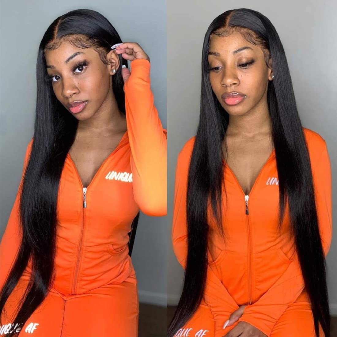 HeioWuio Straight Brazilian Remy Hair 1 Bundles Extensions For Women Weaves Double Weft Human Bundles 26 Inch