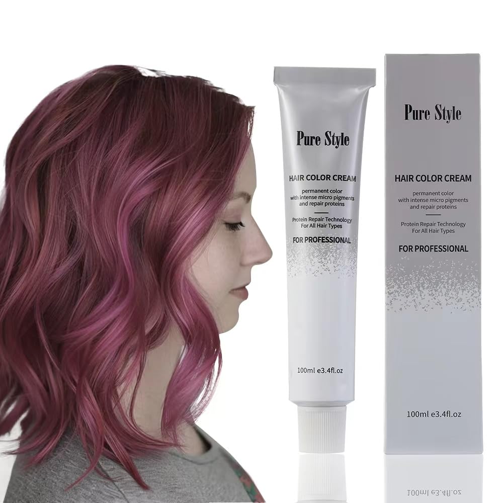 Hair Color Diluter Cream - Ammonia-Low Permanent Dye for At-Home Salon Quality | 3.4 fl oz (100ml) Nourishing Formula