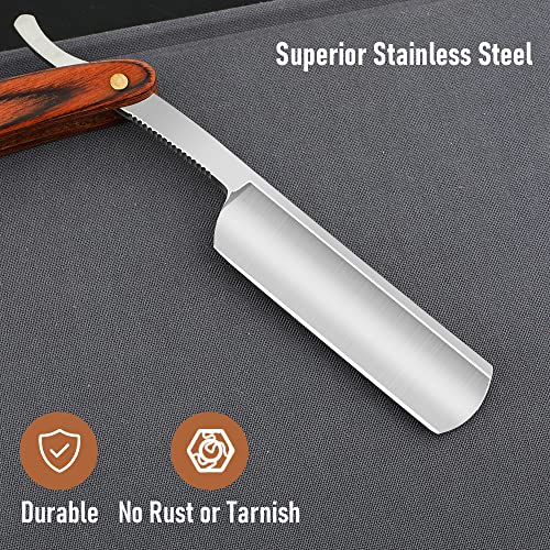 SXDGS Professional Straight Razor Set NO.147 with Strop - Stainless Steel Shaver for Men