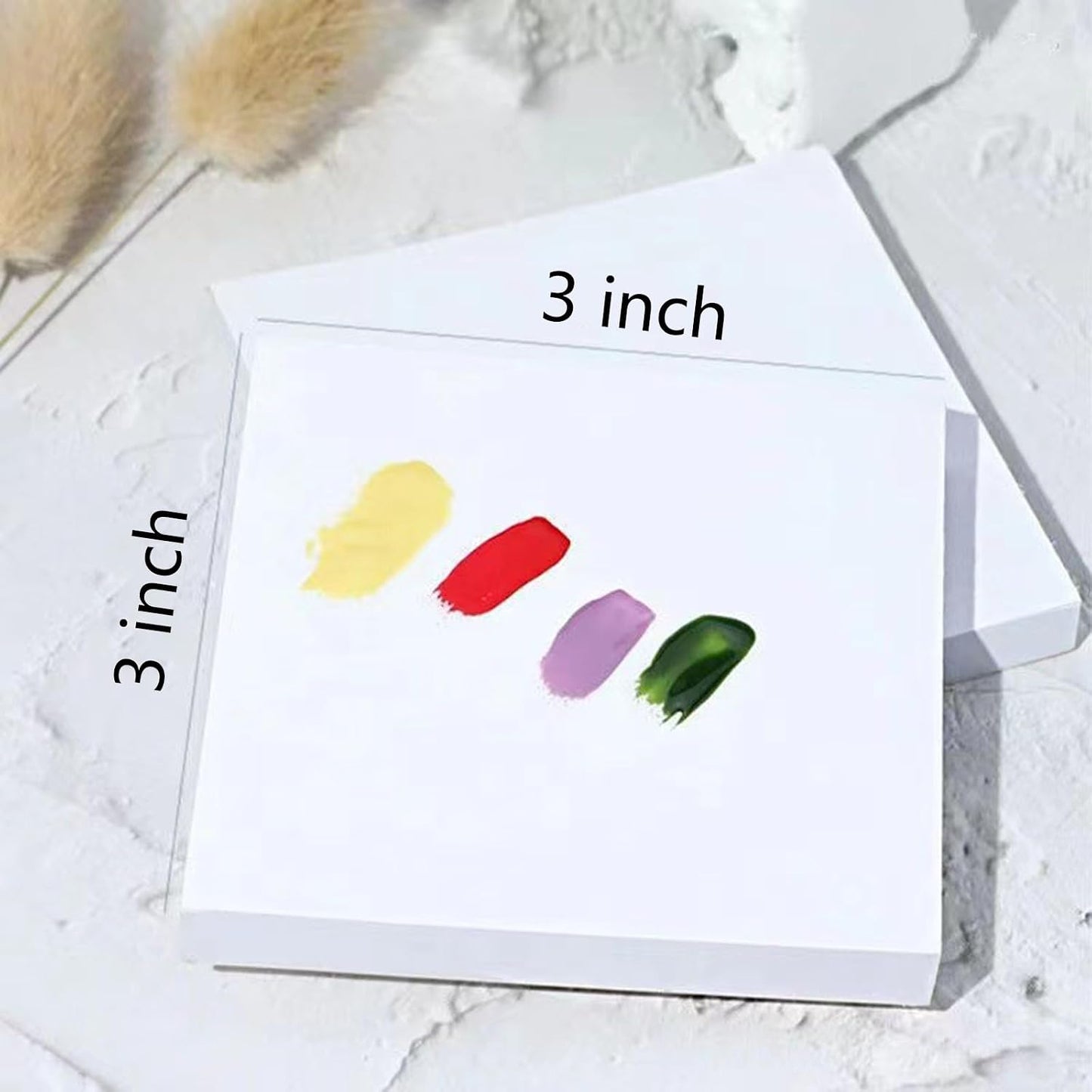 Disposable Nail Polish Palette - 100 Sheets Waterproof Nail Art Mixing Paper | Portable Nail Gel Tool with Stirring Rod