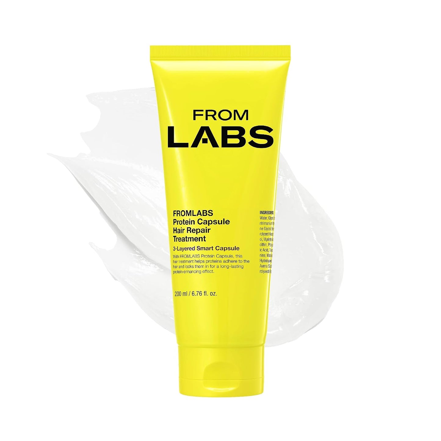 Protein Hair Repair Treatment - 3-Minute Keratin Mask for Damaged Hair | Anti-Frizz, Low-pH, 6.76 fl oz