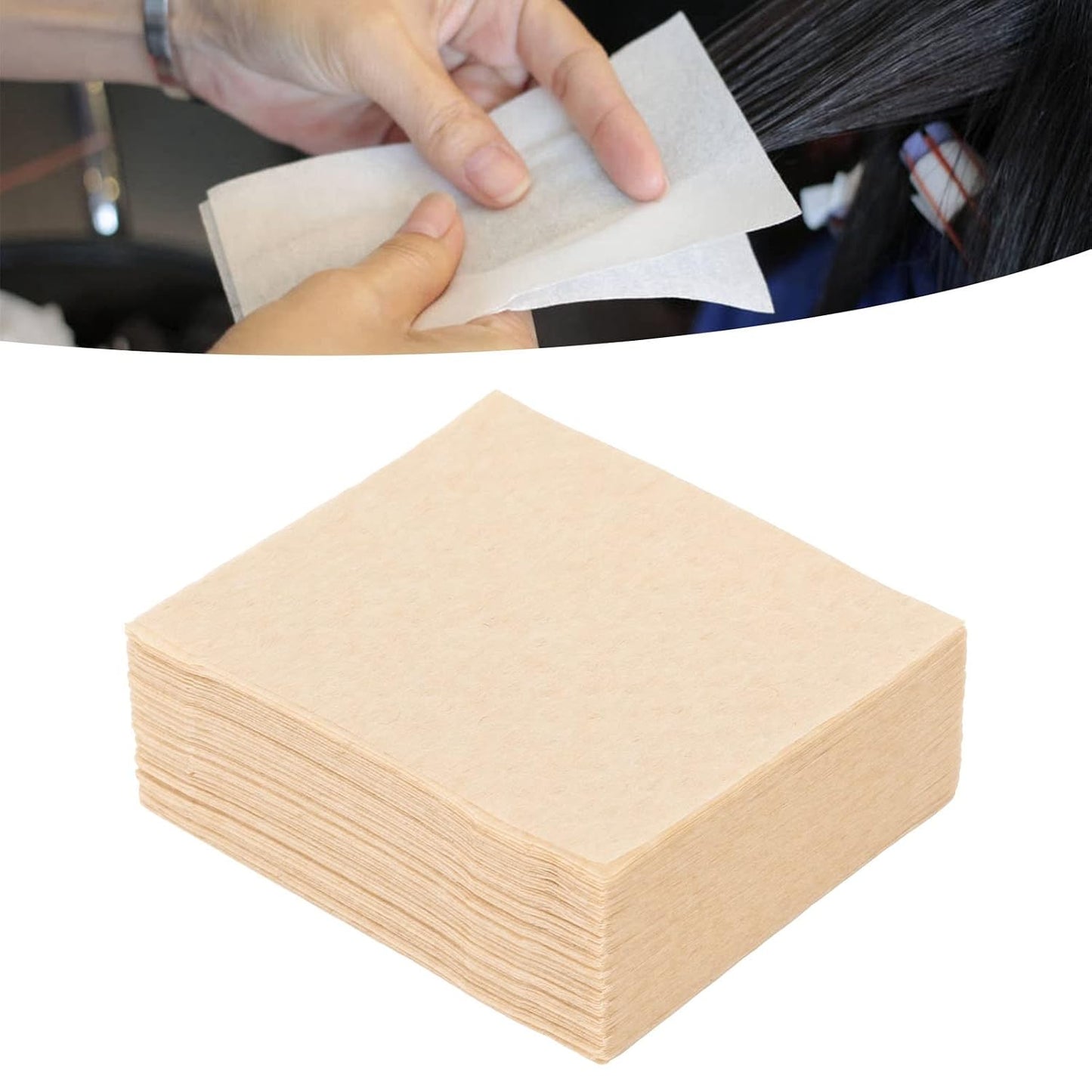 Hair Perm Paper - Disposable 200 Sheets for Home Salon | Breathable Curling End Wraps