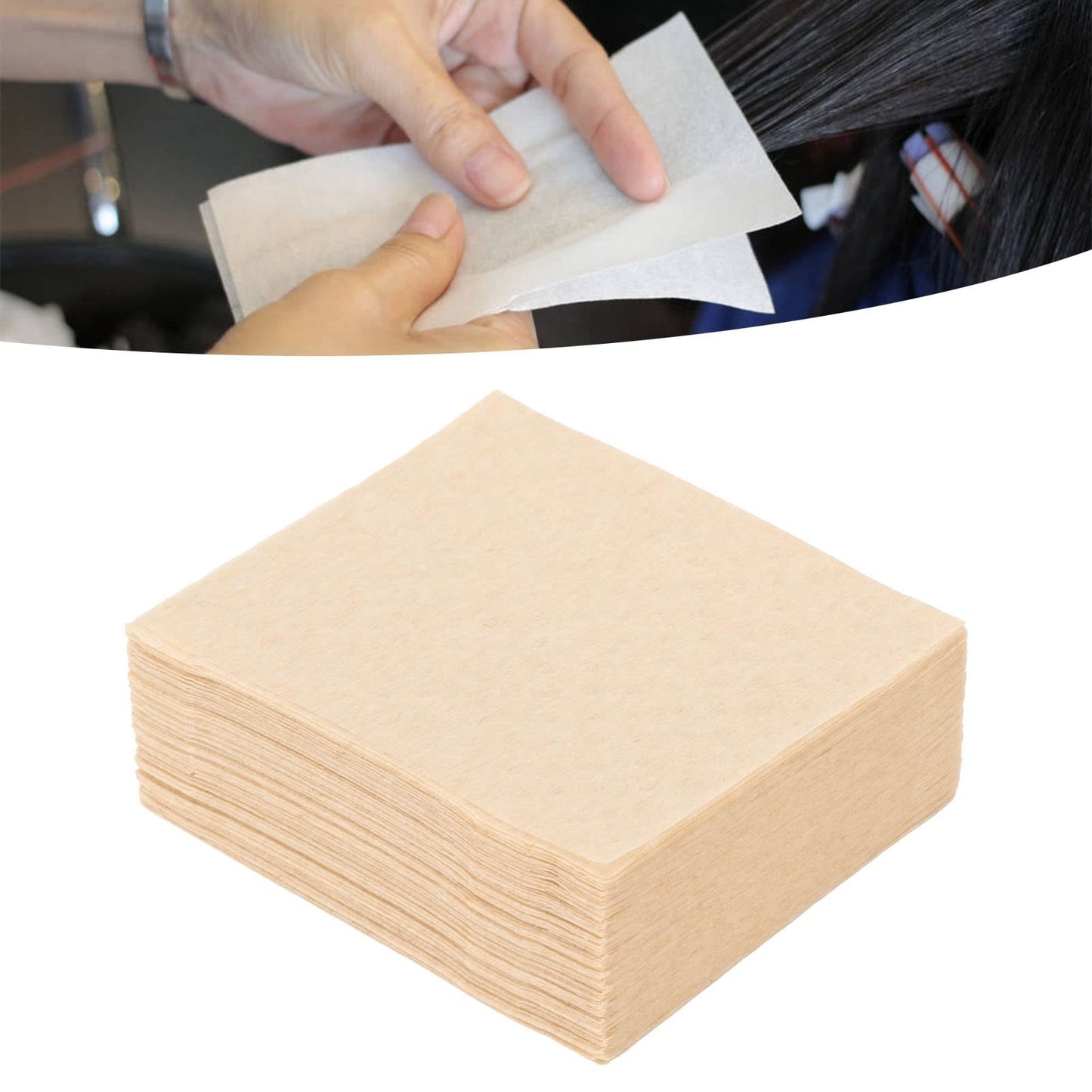 200 Sheet Hair Perm Paper Home Salon Perm End Papers Disposable Hairdr Perm Paper, Disposable Hairdressing Styling Curling Breathable Perming End Wraps 200 Pcs
