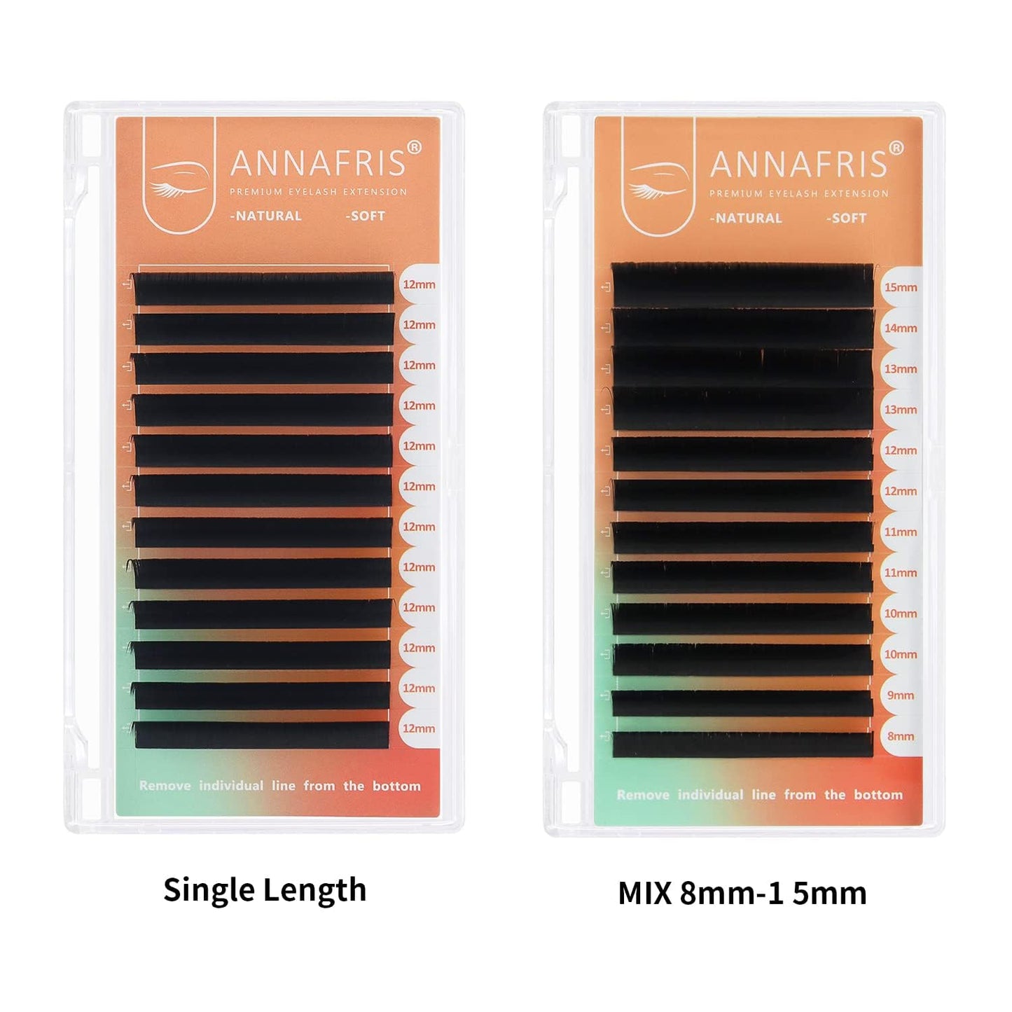 ANNAFRIS Easy Fan Eyelash Extension Automatic 1S Flowering Individual False Lashes Natural Soft Matte Black Volume Lash Extensions supplies