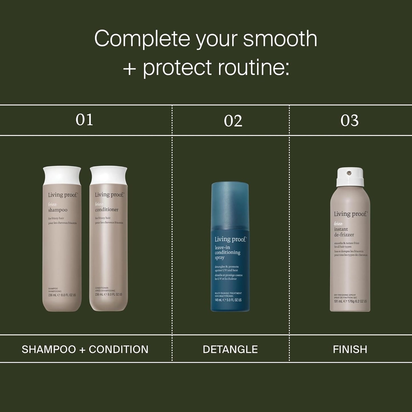 Living Proof No Frizz Conditioner - Smoothing Formula for All Hair Types | Controls Frizz & Softens Hair