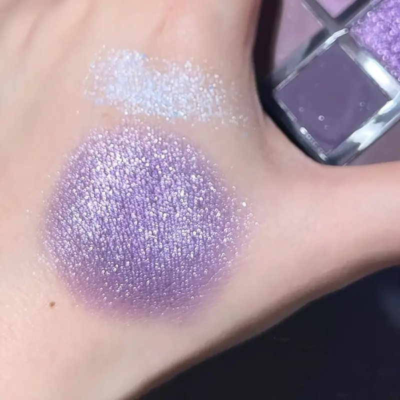Lavender Whisper Eyeshadow Palette - 9 Blendable Lilac & Purple Shades | Matte & Glitter Finishes for Romantic Looks
