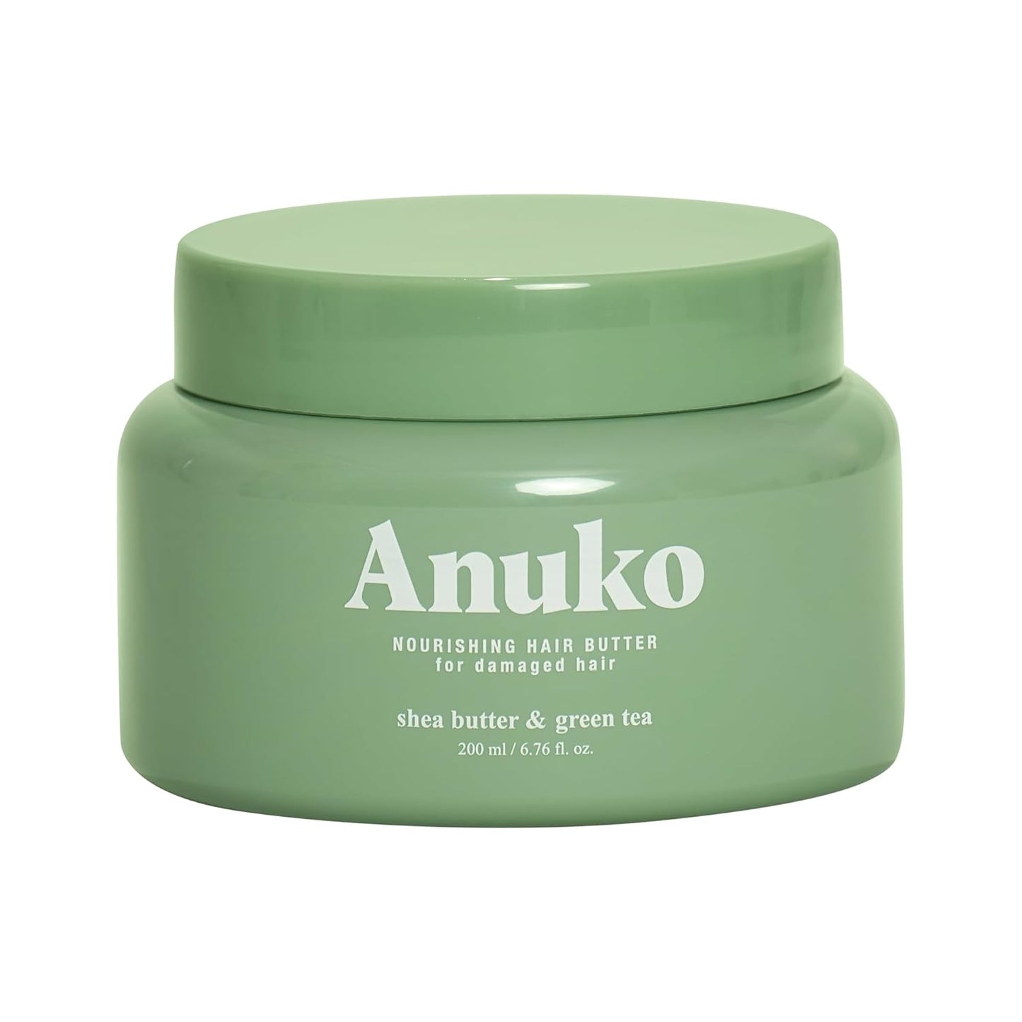 Nourishing Hair Butter for Damaged Hair - Shea Butter & Green Tea | 6.7 oz Vegan Hair Treatment Mask