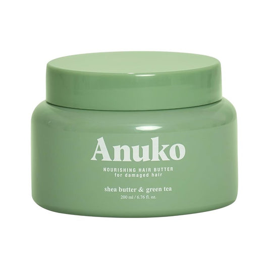 Nourishing Hair Butter for Damaged Hair - Shea Butter & Green Tea | 6.7 oz Vegan Hair Treatment Mask