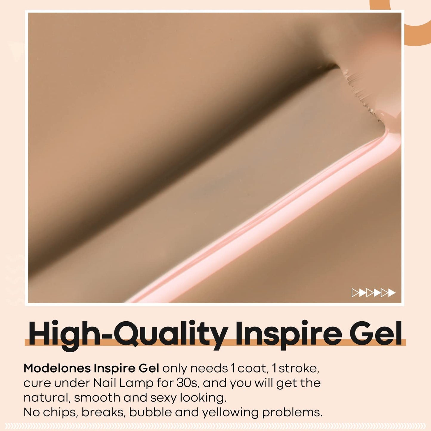 Modelones Gel Nail Polish - Caramel Coffee Brown Soak Off | 15ML Neutral Nude Color for DIY Nail Art & Manicure