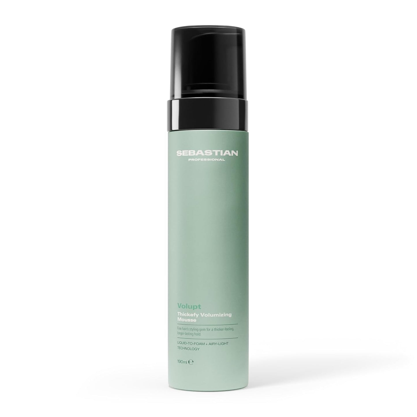 Sebastian Professional Volupt Thickefy Mousse - Volumizing Hair Styling Foam | Flexible Hold & Conditioning | 6.4 fl oz