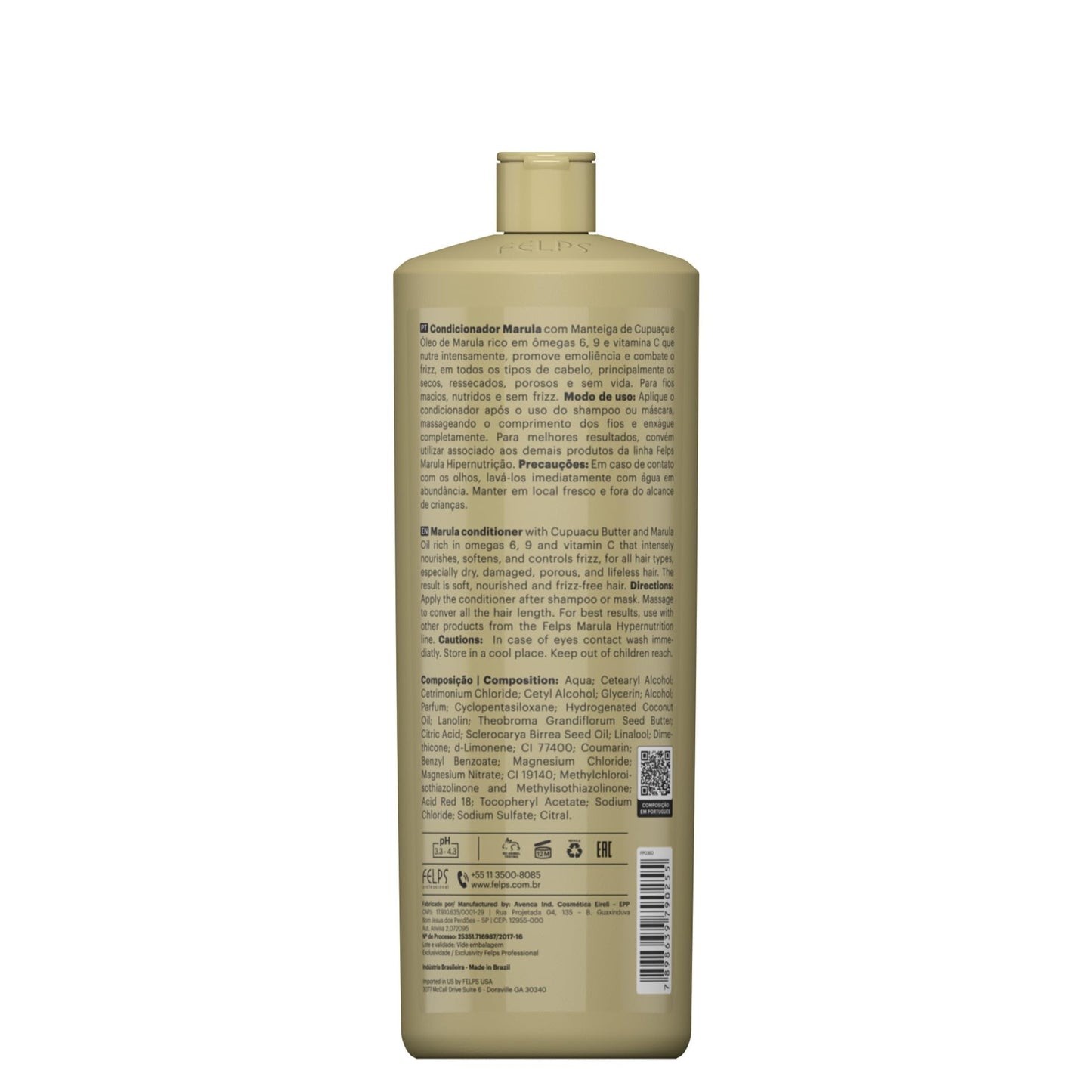 Felps Professional - Marula Hypernutrition Conditioner - 1 Liter / 33.8oz