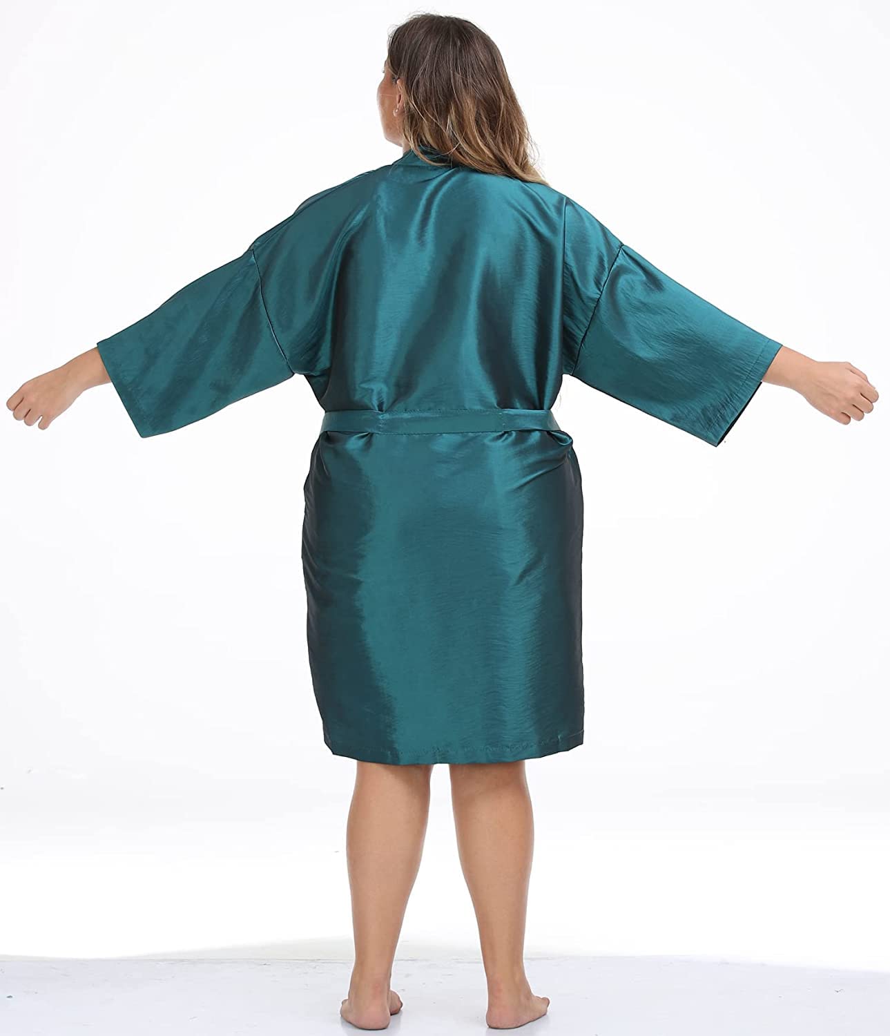 PERFEHAIR Salon Client Gown Cape, Pack of 4, Hairdressing Robes Smock for Hair Stylist to Hair Cutting, Hair Coloring, Makeup-Blue