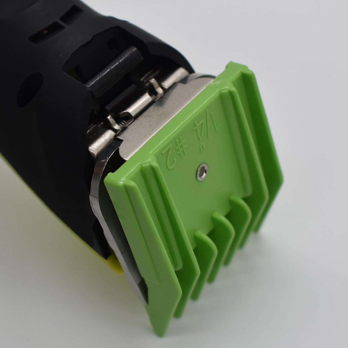 Professional A5 Animal Clipper Attachment Guard Guide Combs Set, 1/8" 1/4" 3/8" 1/2" Compatible with Andis AG BG, Oster Classic 76 Golden A5, Wahl KM Series Pet Groomer Horse Clipper Models (Green)
